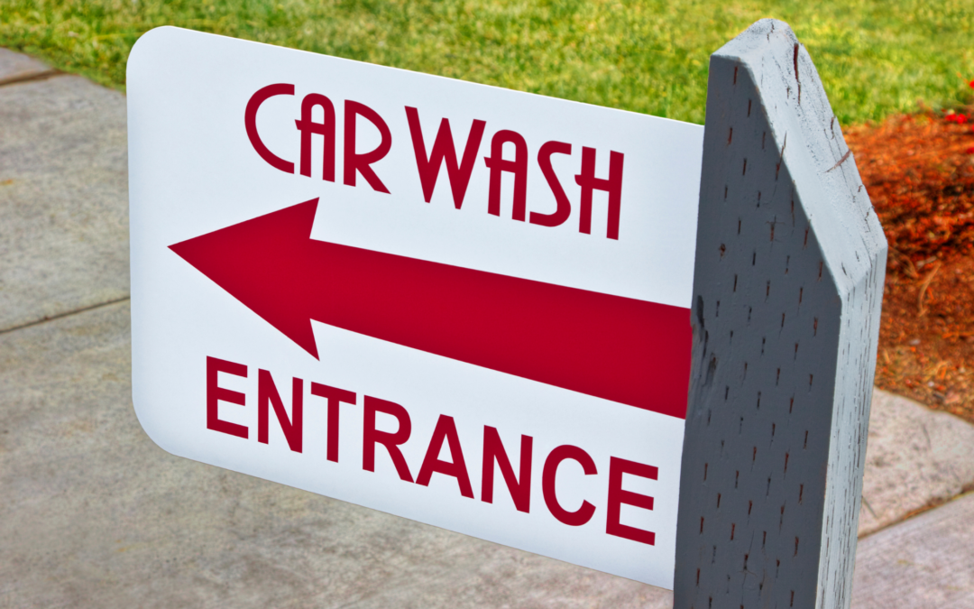 how to make a car wash sign